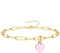 XAM Love Metal Bracelet Anklet Simple Metal Chain Stainless Steel Bracelet Anklet Heart Jewelry for Women Birthday Gifts Jewelry Gifts Mother's Da...