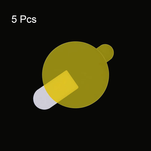 5pcs Watch Glass Screen Protectors 27mm HD High Definition Anti-Fingerprint Soft PET Universal Round Smartwatch Screen Protective Film Protector (...