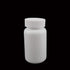 Othmro PE Plastic Lab Chemical Reagent Bottles 2pcs, 200ml/6.8oz Wide Mouth 42mmID Round Sample Liquid Storage Container Sealing Bottles White wit...
