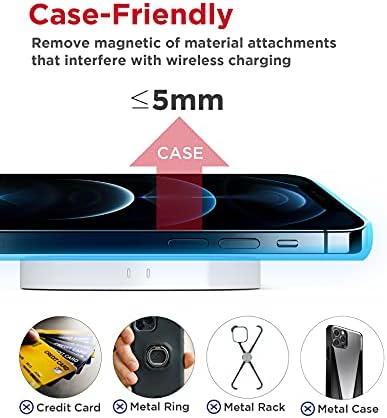 Gigastone 2 in 1 Qi Dual Wireless Charging Pad 10W Max Compatible with iPhone 15/14/13/12/11/XR/XS/X/8, Apple Watch 9/8/7/6/SE/5/4/3/2/1, Airpods ...