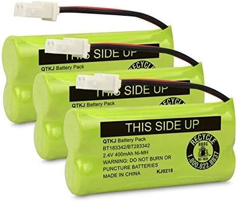 BT183342 BT166342 BT266342 BT283342 BT162342 BT262342 Cordless Phone Battery for AT&T CL4940 EL52300 CL80113 CL80111 CL80112 VTech CS6114 CS6419 C...
