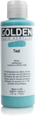 Golden Fluid Acrylic, 4 ounce bottle, Teal (2369-4)...