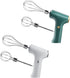 Electric Handheld Mixer with 2 Stirring Rods Household Electric Egg Beater 3 Speed Modes for Whipping Mixing Pudding Cookies Cakes Batters USB Rec...