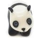 WitnyStore Tiny 1¼" Standing Panda Figurine - Miniature Hand Made Painted Ceramic Giant Pandas Black White Bear Asian Wildlife Wild Animals Cute P...