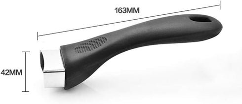 Pot Handle, Scald-Proof Long Handle Pans Replacement Grip Handle Removable Handle Cookware Pot Lid Handle with Screw Kitchen Cookware Accessories...