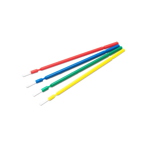 SNAWOP Dental Micro Applicator 100PCS Disposable Brushes 4 Colors Bendable Oral Swab Sticks for Teeth Whiteming and Tooth Cleaning...