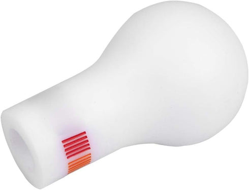 Aramox Gear Shift Knob,5 Speed Auto Manual Gear Shift Knob Shifter for Lancer V3/EVO (White)...