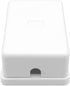 Phone Jack Surface Mount Single Port Telephone Jack Box 4 Screw Terminals to 1 RJ11 6P4C Female White...