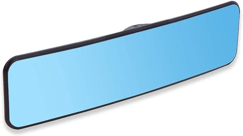 SkycropHD Anti Glare Rear View Mirror for Car, Clip on Wide Angle Panoramic Rearview Mirror Eliminate Blind Spots – Convex, Blue...