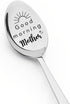 Good Morning Mother Spoon for Mom Mothers Day Gifts for Mama Mommy from Daughter Son to Mummy Birthday Christmas Gifts for Mom Spoons Gifts for St...