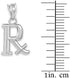 925 Sterling Silver Rx Prescription Symbol Charm Pendant...