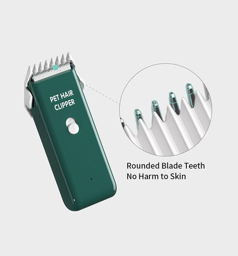 Dog Clippers,Quiet Washable USB Rechargeable Cordless Dog Grooming Kit,Electric Pets Hair Trimmers Shaver Shears for Dogs and Cats Green...