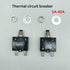 125-250V AC 35A Circuit Breaker Push Button Thermal Overload Protector Manual Reset L1 Series...