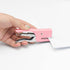 Hand Held Plier Stapler Mini Manual Pink Stapler Metal Handheld Plier Stapler Desktop Cute Staplers No.10 Staples 25 Sheet Capacity for Desk Home ...