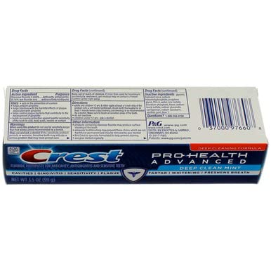 Crest Pro-Health Toothpaste Clinical Gum Protection Smooth Mint - 3.5 oz, Pack of 3...