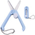 Folding Scissors, 2 Pcs Kids Scissors Portable Scissors Paper Cutting Scissors Safety Scissors for Scrapbooking Art DIY Craft Students Teaching Fa...