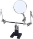 Helping Hand Magnifier Adjustable 5X Magnifying Glass,with Dual Adjustable Alligator Clips, for Soldering, Inspecting Micro Objects, DIY (5X Helpi...