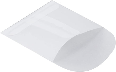 Translucent White Envelope for Earring,Ring,Jewellery,Coin,Stamp,Photo Square Gift Glassine Paper Envelope 50 PCS 2.36"×2.36"(L×W) Texture DIY...