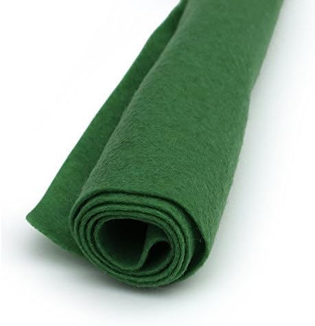 Grassy Meadow Green - Wool Felt Oversized Sheet - 35% Wool Blend - 1 12x18 inch Sheet...