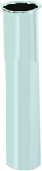 Eastman 1-1/2 x 12 Inch 22-Gauge Steel Flanged Sink Tailpiece, Brass Plumbing Fitting, Chrome Finish, 35085...