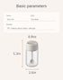 Spice jars 2 Piece, with airtight Lid and Spoon Glass Condiment Pot,8.8oz sugar and salt container,for Kitchen Counter Keeping Sugar,Salts,Spice,S...