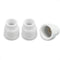 #12 Ceramic Cup White TIG Welding Cup fit Torch WP 9/20/25 Series with 3/32” Diffuser 3pk (HCZ-WST-40062+40063-6)...
