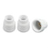 #12 Ceramic Cup White TIG Welding Cup fit Torch WP 9/20/25 Series with 3/32” Diffuser 3pk (HCZ-WST-40062+40063-6)...