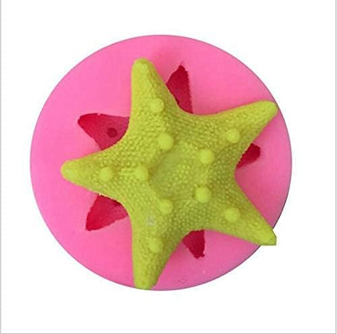 Starfish Shell Fondant Silicone Molds Cake Candy Cake Decoration Tools DIY Creative Chocolate Mold...