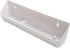 Bueyfolt 11" Kitchen Sink Front Tip-Out Accessory Trays with Mounting Screws, White, 2 Pack (Conventional Open Tray and Accessory Tray with Ring H...
