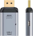 chenyang USB C to Displayport Converter with Charging Port (The Displayport Must be Connected to The Monitor, not The Host.You Need to use The 10G...