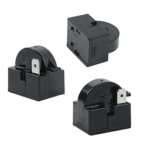 FLYPIG QP2-4.7 1 Pin 4.7G 4R7 Refrigerator PTC Starter Relay Black for Vissani Danby Compressor...