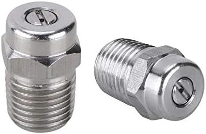 Tool Daily Pressure Washer Nozzle Tips, Replacement for Surface Cleaner, Water Broom and Undercarriage Cleaner, 4000 PSI, 1/4 Inch Male NPT, 25 De...