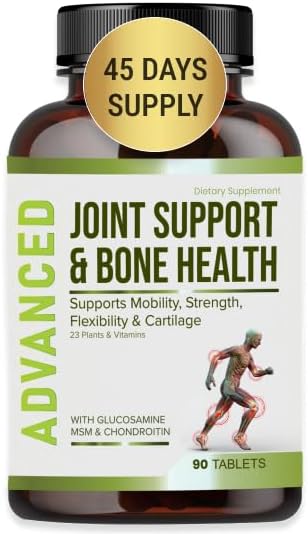 NutraPro Glucosamine Chondroitin MSM Joint Relief Supplements & Bone Health - for Knee & Joint Relief, Bone Strength, Joint Health, Movement, Flex...