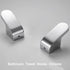 Single Towel Hook Clothes Hook for Bathroom Kitchen Robe Hook Coat Hook Hat Hook, Wall Mounted with Screws, Silver Chrome, 2 Pack...