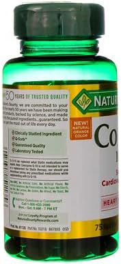 Nature's Bounty Co Q-10 100 mg Dietary Supplement Softgels - 75 ct, Pack of 2...