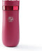 BENFUCHEN Travel Coffee Press, Vacuum Insulated Portable French Press, Stainless Steel Portable Coffee Maker/Tea Press, 12oz, Rose Red...