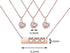 AKTAP Daughter Gifts Mother Daughter Necklace Cubic Zirconia Love Pendant Necklace Mother's Day Gift...