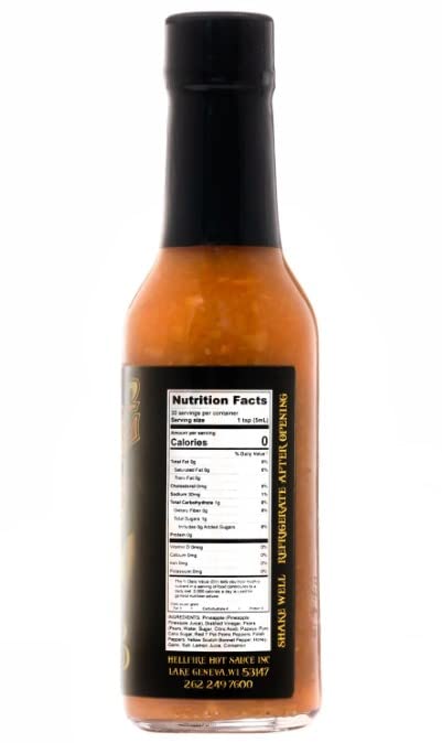 Hellfire Hot Sauce The Sauceress's Private Reserve...