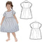 Style Arc Sewing Pattern - Lacey Kids Dress (Sizes 1-8)...
