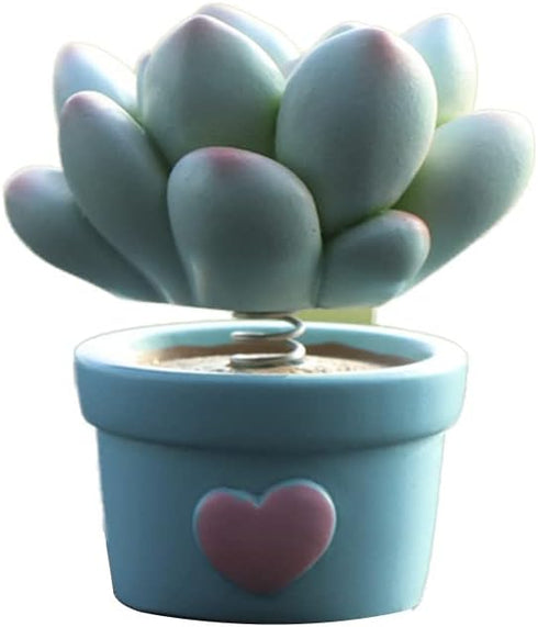 Succulent Pots,Zcargel Car Succulents Potted Decoration Cute Resin Ornaments Car Shaking Head Toy Car Dashboard Decoration for Home, Office and Ga...