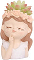 Flower Imagine Girl Planters Pot,Mini Succulent Planter Pots for Office,Window,Kitchen and Balcony...
