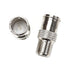 RG6 Compression F Type Connector Quick Push on Coax Cable Adapter Nickel Plated Pack of 5...