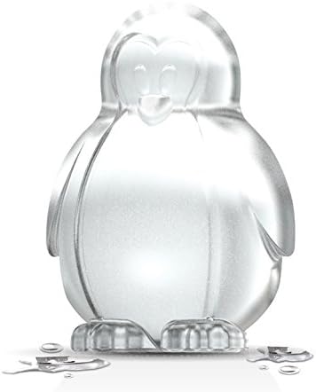 Tovolo Novelty Penguin Ice Cube Mold Trays, Flexible Silicone, Dishwasher Safe...