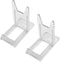 2 Pieces Acrylic Easel Display Stand Plastic Plate Display Stands Mini Easel Stand Mini Easel Stand Adjustable Picture Stand Coin Display Stand, T...