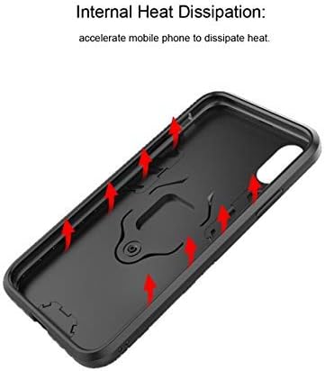 Urspasol for OnePlus 7T Case with Screen Protector Tempered Glass Hybrid Heavy Duty Armor Protective Bumper Phone Cover with 360° Degree Ring Hold...