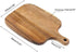 Wood Cutting Board Wooden Kitchen Cutting Boards with Handle for Vegetables Meat Cheese Bread Fruits Acacia Wood Chopping Boards Charcuterie Board...