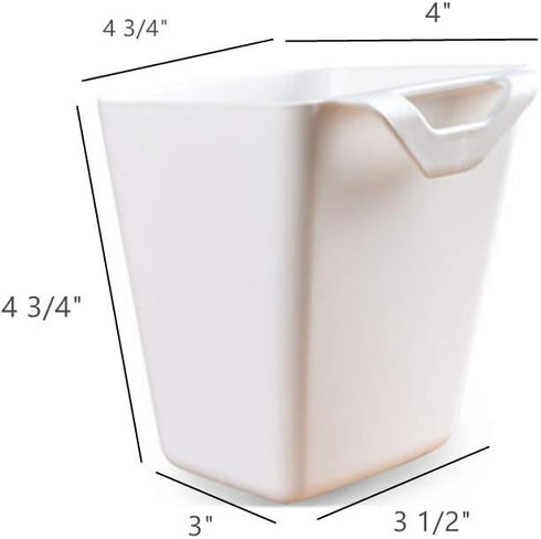 5pcs Hanging Cup Holder,Rolling Cart Accessories Utility cart Accessories Hanging Bins,Hanging Flower Pots,Space Saver,Storage Bucket Desktop Cont...