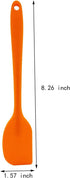 8 Pcs Silicone Spatulas, XYSMZM 8.3 inch Heat Resistant Non-Stick Rubber Spatula for Baking Cooking...
