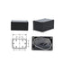 Project Box for Electronics - 2PCS Electrical Enclosure, Junction Box ABS Plastic Dustproof Waterproof IP65, with 8 PCS M16 Cable Glands Black (3....