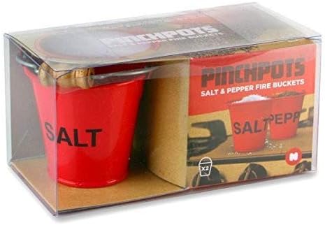 Mustard Fire Salt and Pepper Pinch Pots...